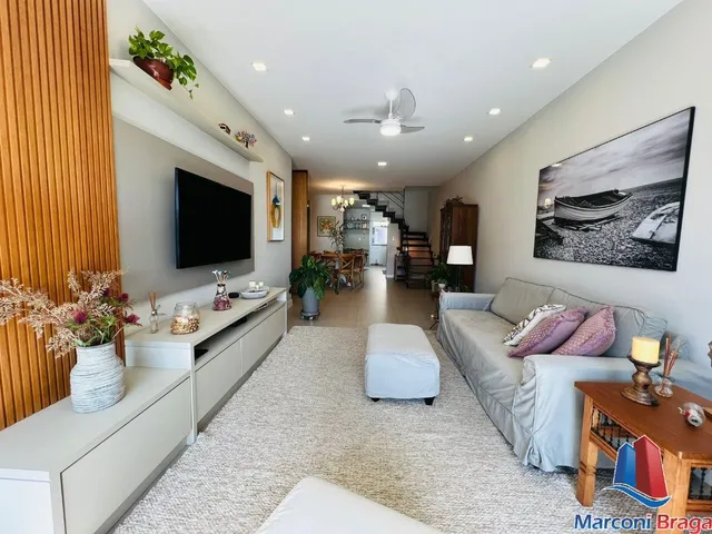 Imagem 9: Cobertura Duplex com vista para o mar. Composta por 4 quartos sendo 2 suítes.Área com