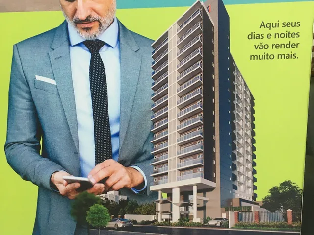 Imagem: O studio possui 1 Dormitório, 1 Banheiro, 1 Vaga na