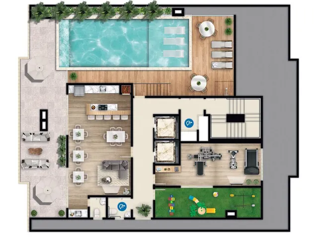 Imagem 2: Acqua - Residencial - Apartamento à venda no bairro Pagani - Palhoça/SC