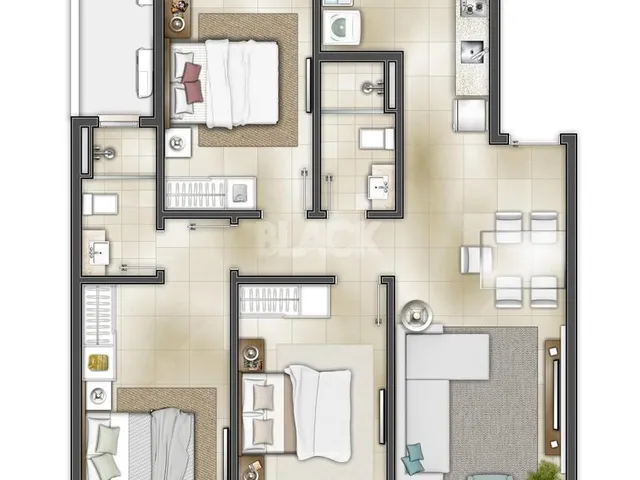 Imagem 13: Apartamento de 3 Dormitórios À Venda em Torres/Rs - Edifício Enseada