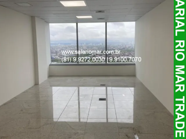 Imagem 1: Sala em Condomínio à Venda no Pina, Recife-PE: 1 Sala, 1 Banheiro, 2 Vagas de Garagem