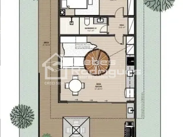 Imagem 2: Chalé 2 Quartos Sendo 1 Suíte a Venda em 48X (Em Construção) , 90M² em Buenos Aires