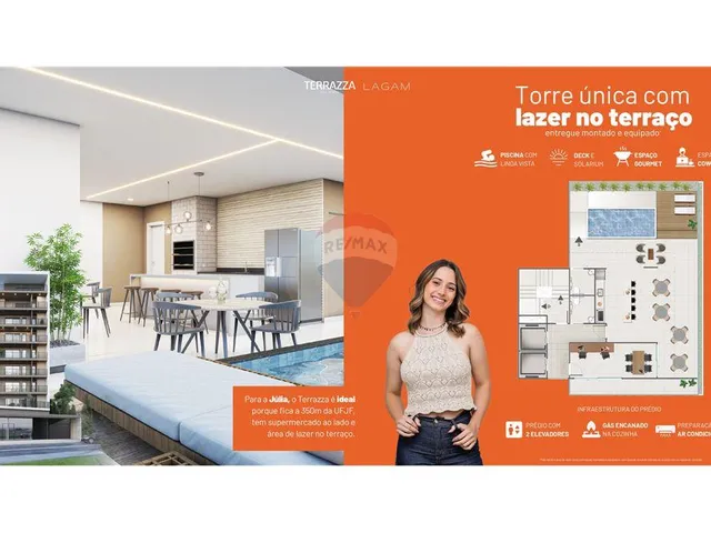Imagem 2: Studio com Área de Lazer, Vaga de Garagem, São Pedro, Próximo À Ufjf, Juiz de Fora/Mg