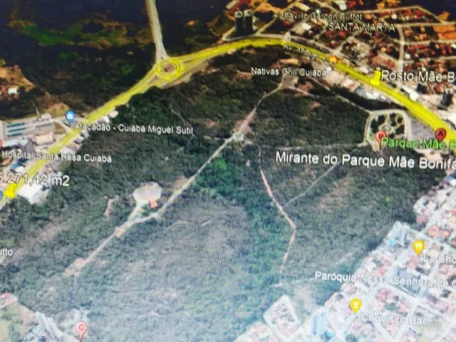Imagem: O Terreno na Av. Miguel Sutil, N. 10.000