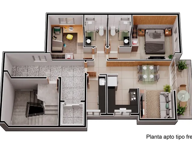 Imagem 7: Lançamento Residencial Cedro. Horto - Ipatinga