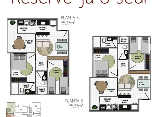 Imagem 3: Apartamento com 2 Quartos e 1 Suíte no Aribiri!