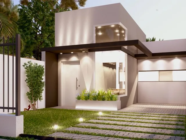 Imagem: Casa Plana em Construção - Loteamento