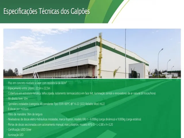Imagem 14: Módulo em Condomínio Logístico para alugar, com de 3.370m²m², total infraestrutura