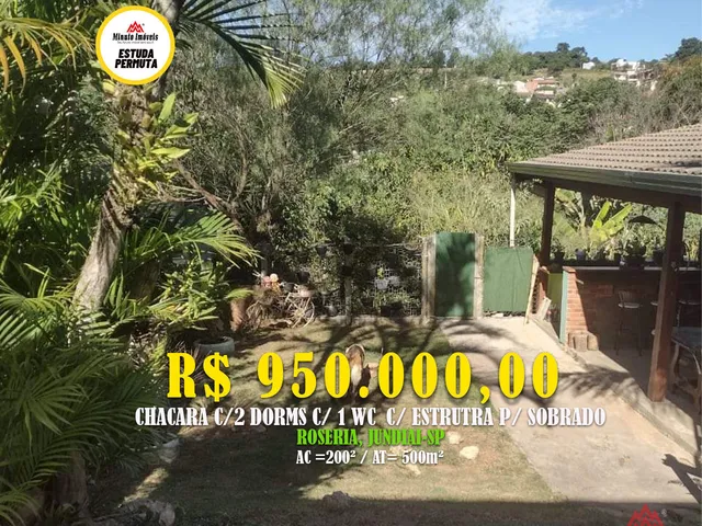 Imagem: A fazenda possui 2 Dormitórios, 2 Banheiros, 500m² de