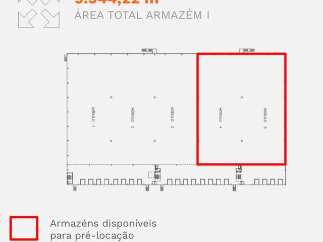 Imagem 9: Módulo em Condomínio Logístico para Locação em Itajaí-SC, com docas e niveladoras