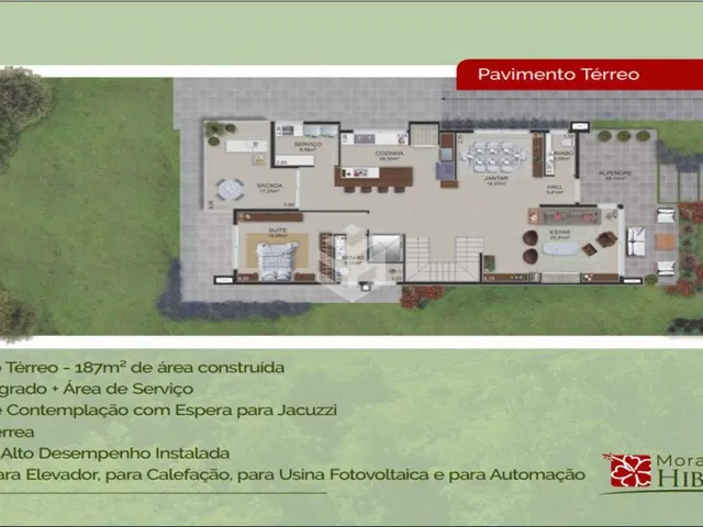 Imagem 13: Casa em Gramado no Condomínio Alphaville