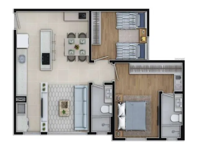 Imagem 2: Apartamento Residencial em Itajaí - Sc, Dom Bosco