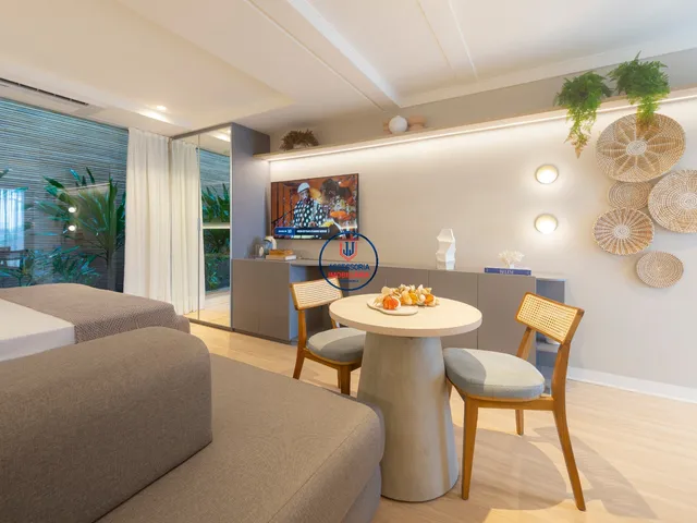 Imagem 10: Flat de luxo à Venda em Ponta Negra, Natal-RN - com 1 Quarto sendo Suíte, sala ampla, 1