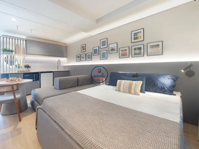 Imagem 8: Flat de luxo à Venda em Ponta Negra, Natal-RN - com 1 Quarto sendo Suíte, sala ampla, 1
