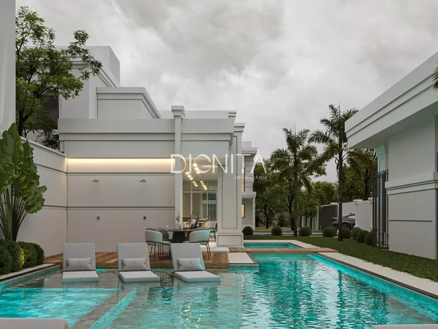 Imagem: Duplex em Condomínio Fechado Estilo Neoclássico