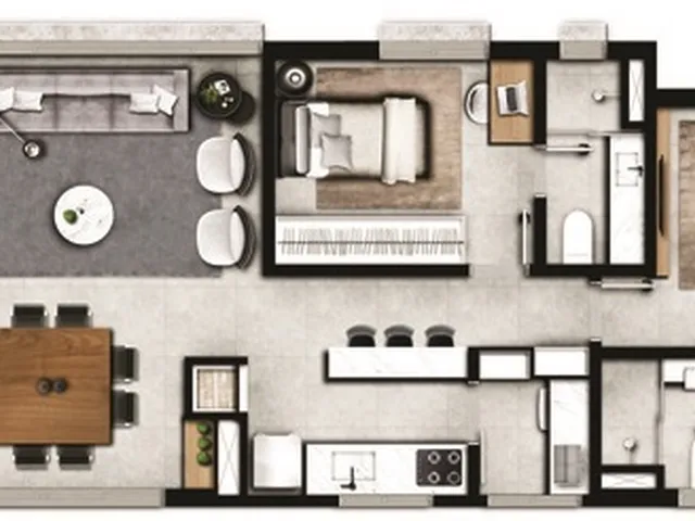 Imagem 4: Le Jardin Apartamento com 2 dormitórios
