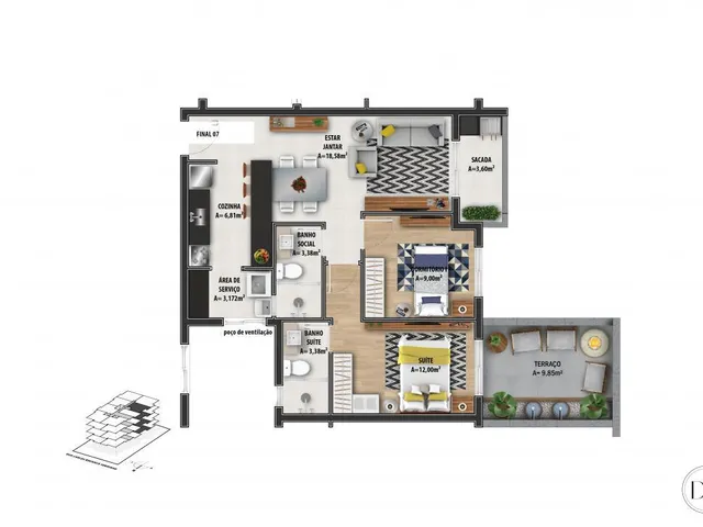 Imagem 15: Apartamento Novo - Última unidade