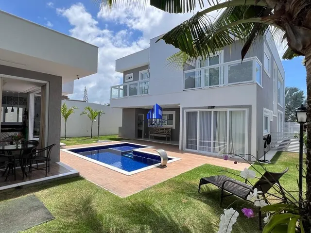 Imagem 2: CASA À VENDA ALPHAVILLE LITORAL NORTE I R$ 2.690.000,00 NASCENTE, 4 SUÍTES, PISCINA COM