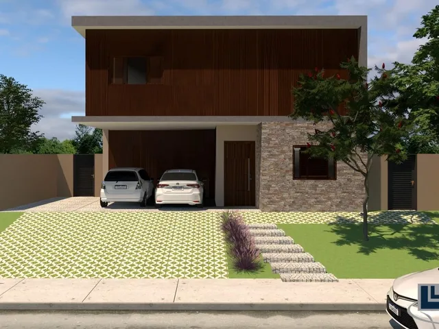 Imagem: A casa possui 3 Dormitórios, 3 Suítes, 5 Banheiros,