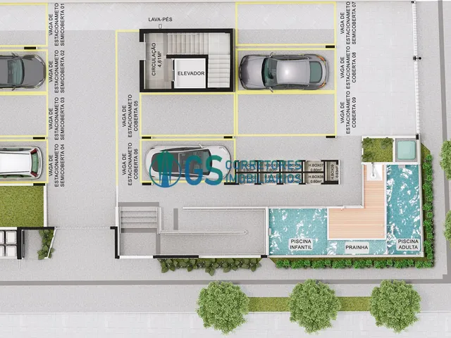 Imagem 8: Apartamento de 2 dormitórios sendo 1 suíte na Praia da Pinheira/SC