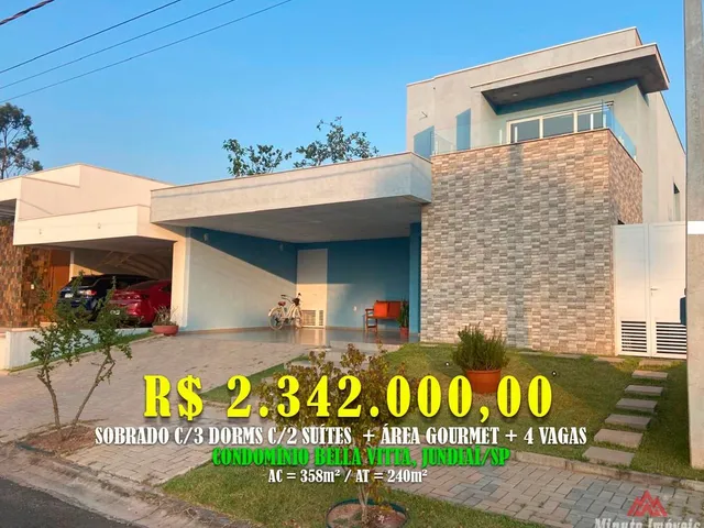 Imagem: A casa possui 6 Dormitórios, 2 Suítes, 3 Banheiros, 3