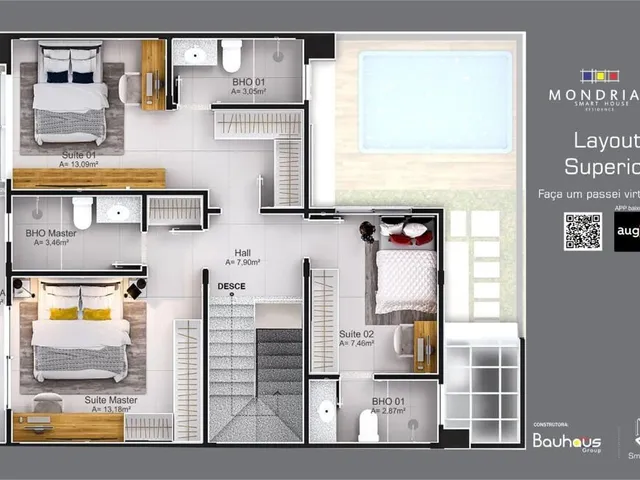 Imagem 13: MONDRIAN SMART HOUSE - Casa com automação em condomínio