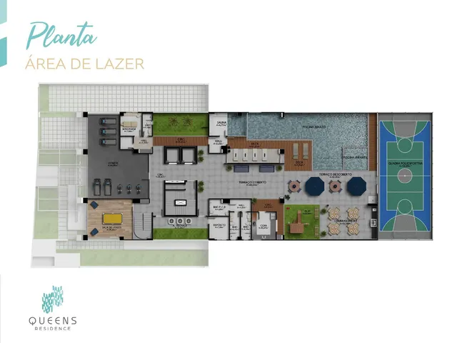 Imagem 2: QUEENS RESIDENCE - E localizado próximo à Praça Brasil, shopping centers