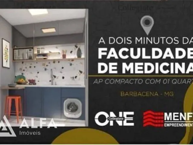 Imagem 8: Studio à venda, no Collegiate ONE Barbacena em Barbacena, São Sebastião, com 1 quarto