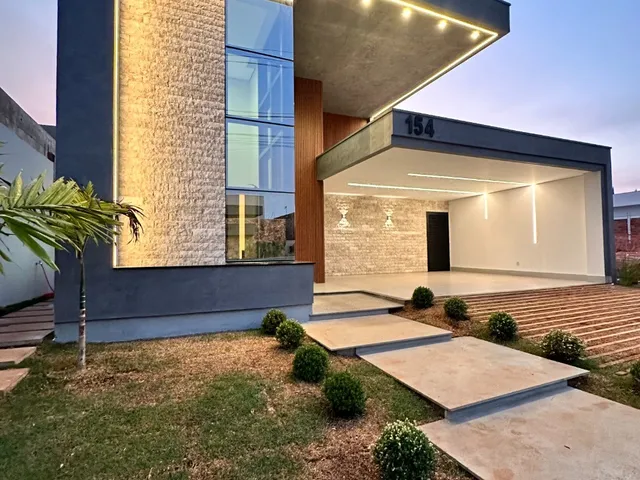 Imagem 13: Casa Térrea com 3 suítes, 4 vagas, Salas integradas, Área gourmet, Piscina no