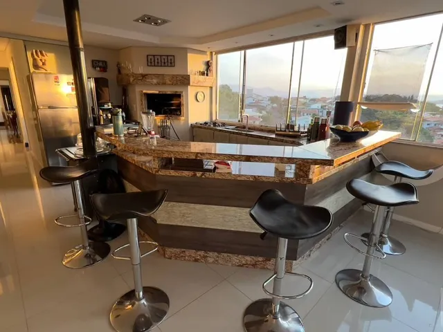Imagem 4: Cobertura linear com 4 dormitórios, vista sensacional à venda, 234 m² - Abraão