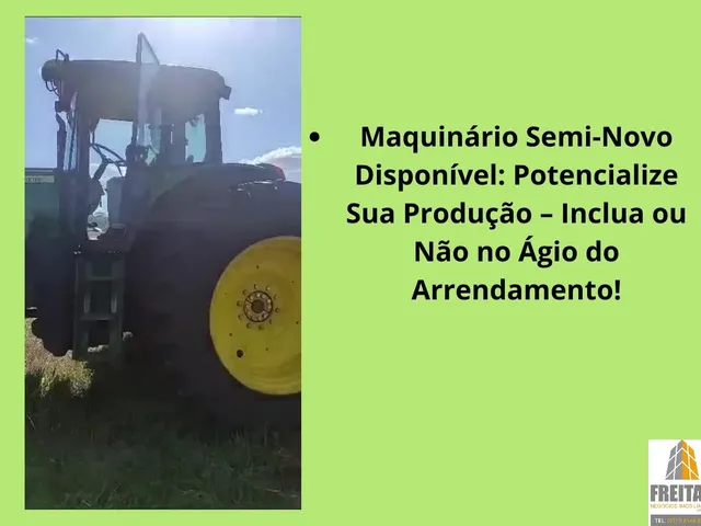 Imagem 11: Ágio de Arrendamento em fazenda no Mato Grosso: 600 ha com 276 ha...