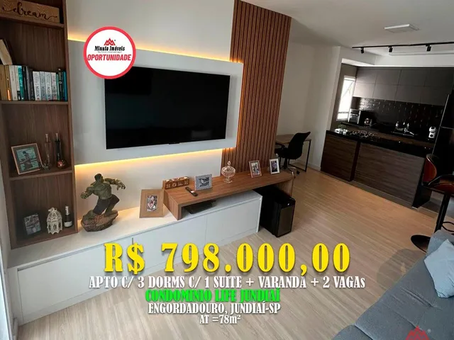 Imagem: Apartamento 78M² C/ 3 Dormitorios C/ 1