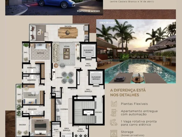 Imagem 6: Live Almaa 140m² com 3 suites em plena Conselheiro Furtado - 2 vagas de garagem