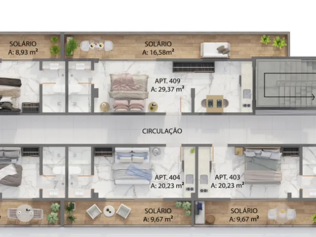Imagem 3: Lauramar Apartamento com 1 dormitório