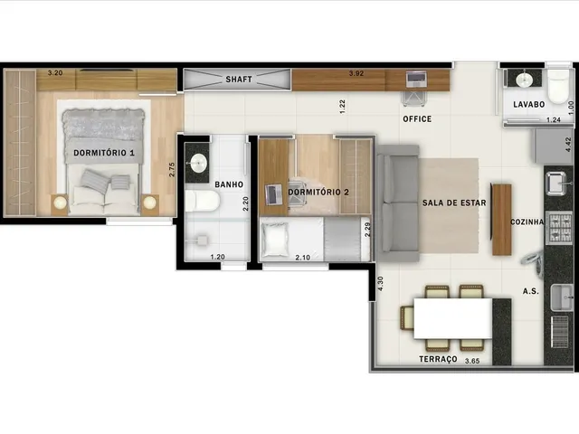 Imagem 10: 0 Apartamento com 2 dormitórios