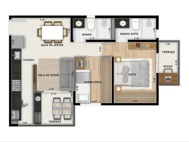 Imagem 11: 0 Apartamento com 2 dormitórios