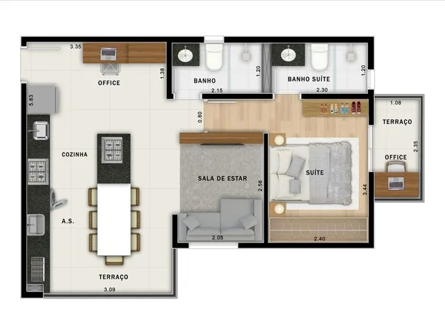 Imagem 12: 0 Apartamento com 2 dormitórios