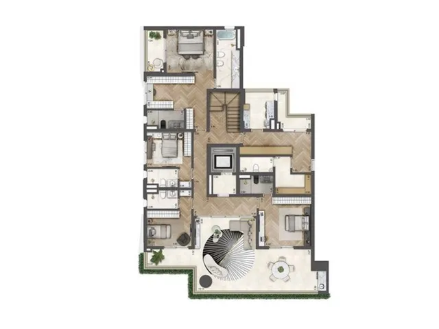 Imagem 14: Luxuoso apartamento de 4 quartos na Chácara Klabin, São Paulo-SP 4 suítes, 3 vagas de