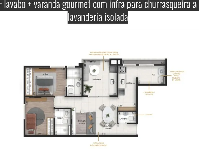 Imagem 10: Apartamento à venda no Centro de Diadema-SP: 2 quartos, 2 suítes, 2 banheiros, 1 vaga