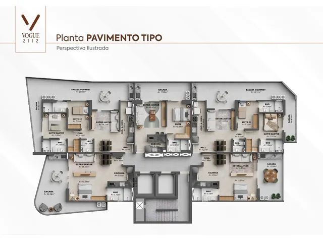 Imagem 6: VOGUE 2112 – Lazer Completo com Rooftop, Pub, Coworking e Brinquedoteca