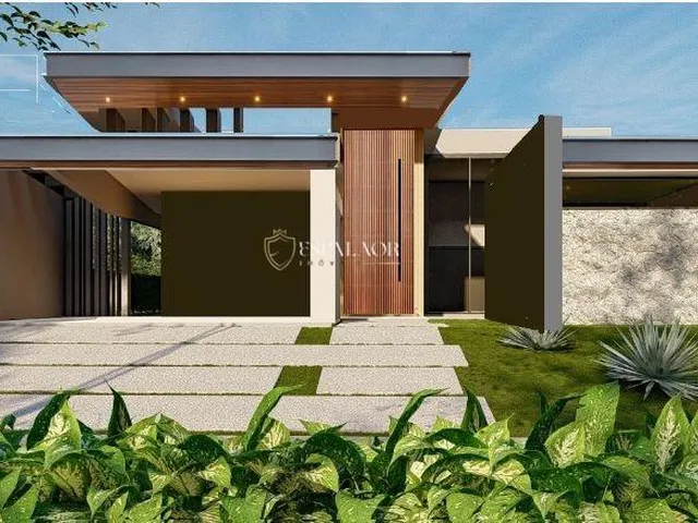 Imagem: A casa em condomínio possui 4 Dormitórios, 4 Suítes, 6