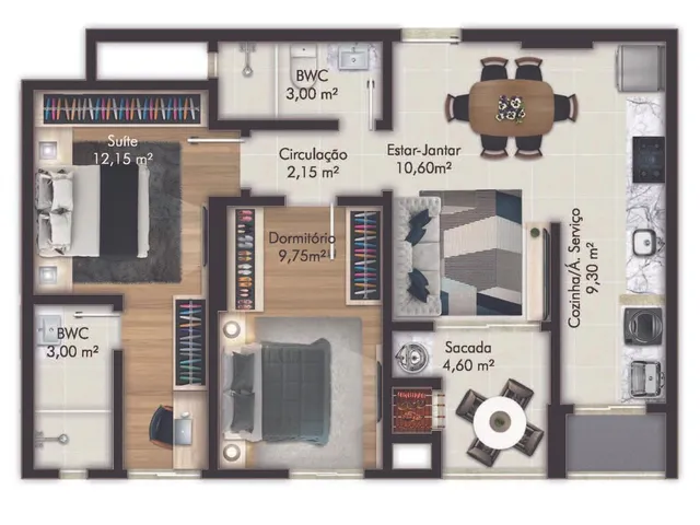 Imagem 4: West Village Apartamento com 2 dormitórios