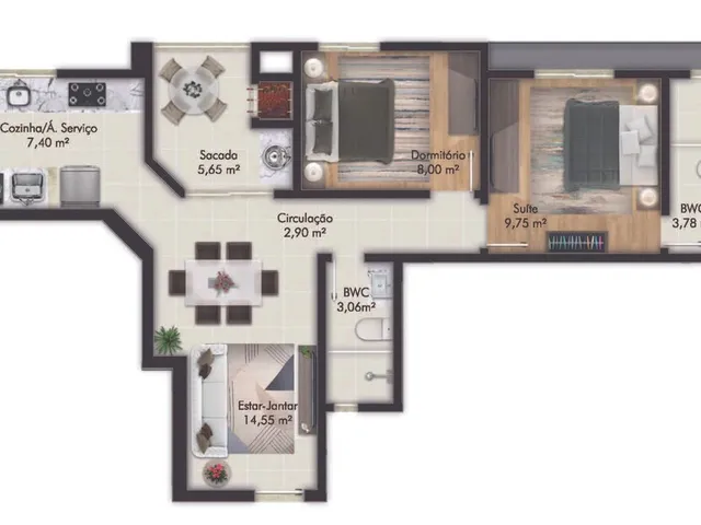 Imagem 7: West Village Apartamento com 2 dormitórios