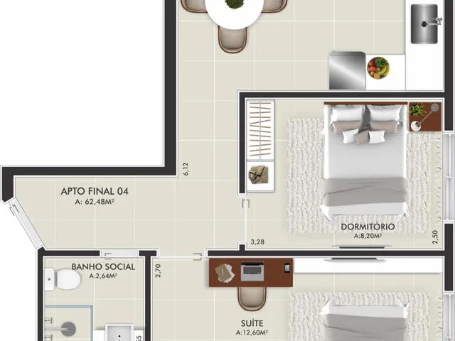 Imagem 7: Ilha Bella Apartamento com 2 dormitórios
