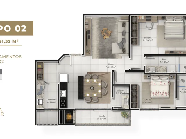 Imagem 14: Brava Center Residence