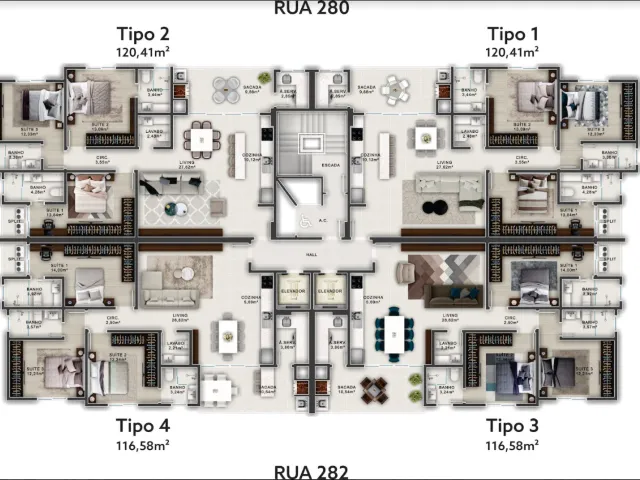 Imagem 5: Oxford - Oxford Apartamento com 3 dormitórios