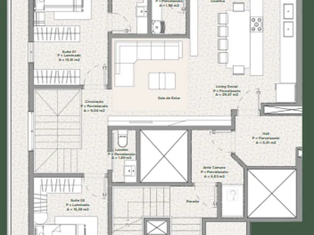 Imagem 6: Laguna 182 Apartamento com 3 dormitórios