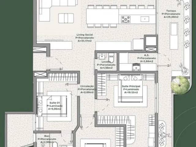 Imagem 9: Laguna 182 Apartamento com 3 dormitórios