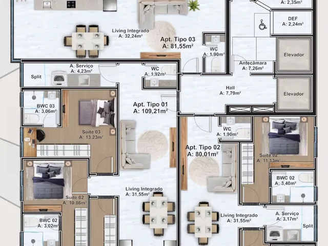 Imagem 3: Copacabana Apartamento com 3 dormitórios
