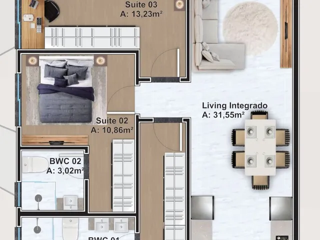 Imagem 6: Copacabana Apartamento com 3 dormitórios
